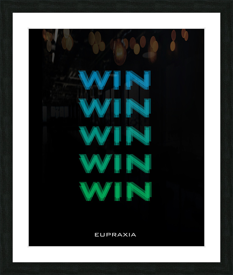 WIN Picture Frame print