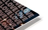 LOVE HD Metal print