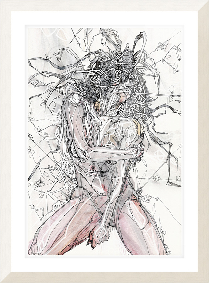 Anxiety Attack Picture Frame print