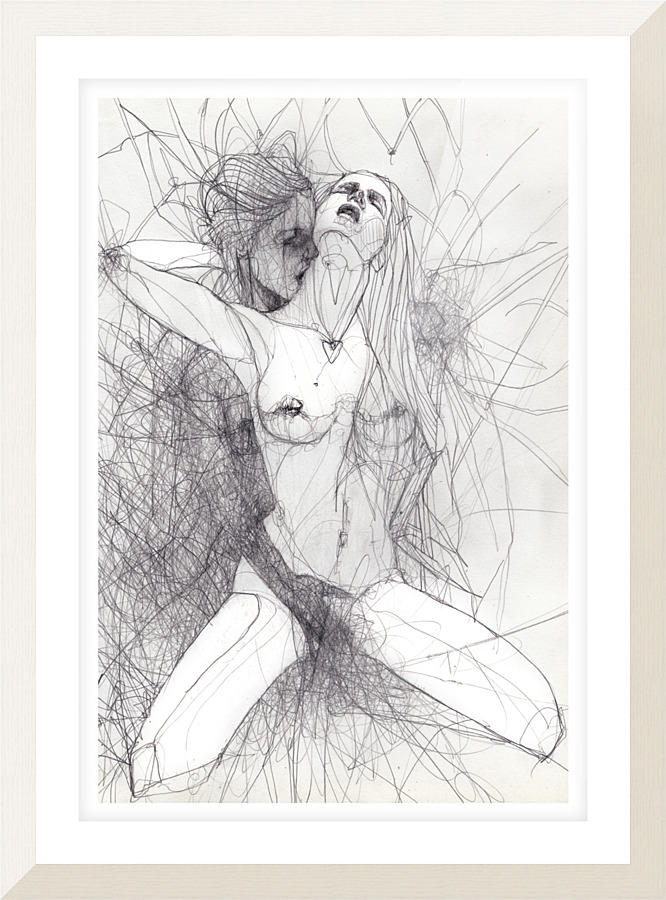 Addiction Picture Frame print