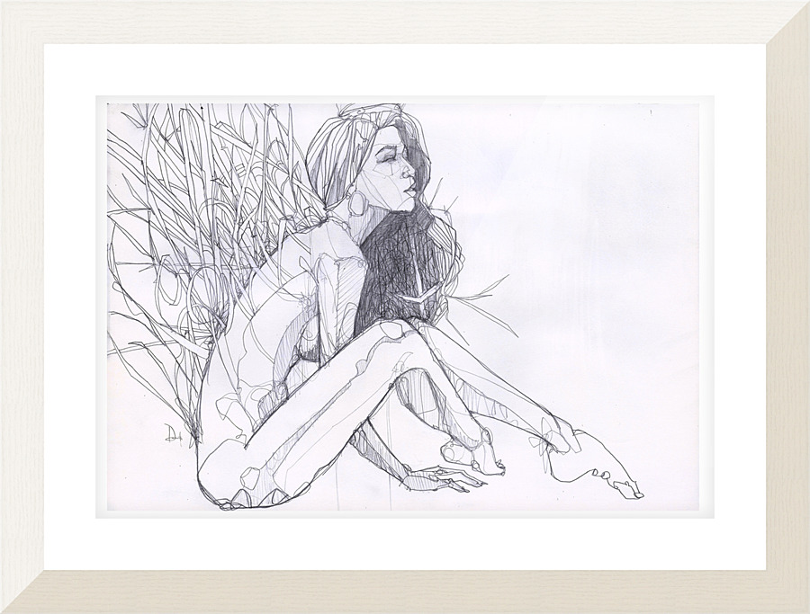 Back Scratch Picture Frame print