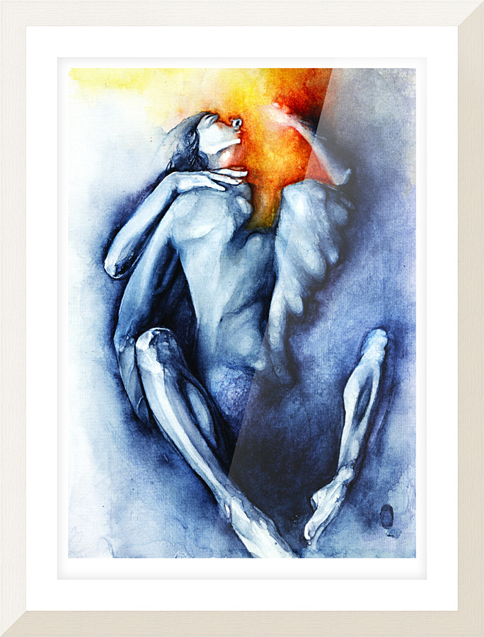 Slow Burn Picture Frame print