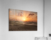 Sunset Abu Dhabi Desert  Acrylic Print