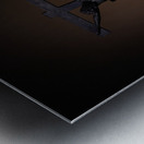 The Cross Metal print