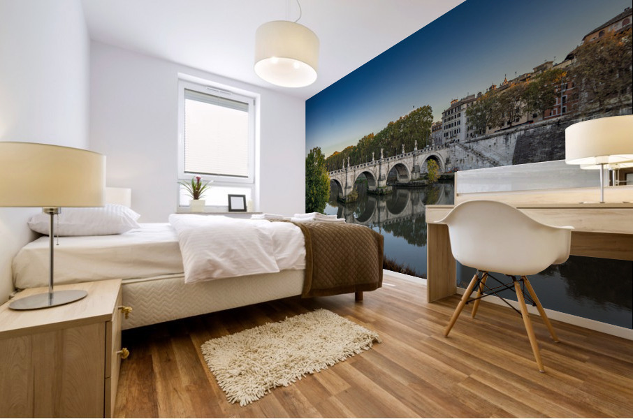 Rome Bridge Mural print