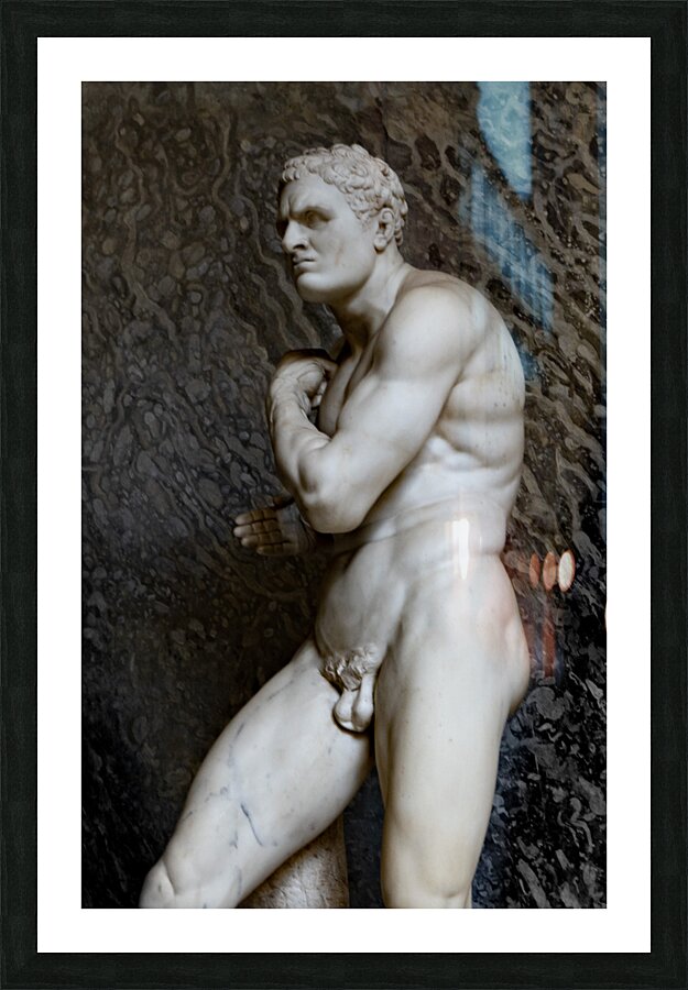 Statue Wiseman Picture Frame print
