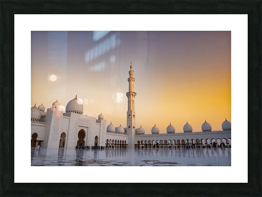 Grand Mosque Art Picture Frame print
