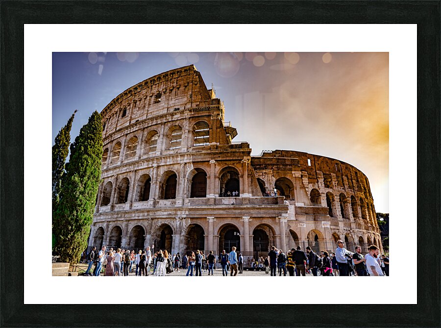 Rome Colosseum Picture Frame print
