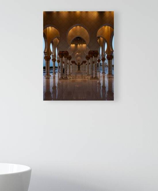 Grand Mosque Interior Columns Reproduction