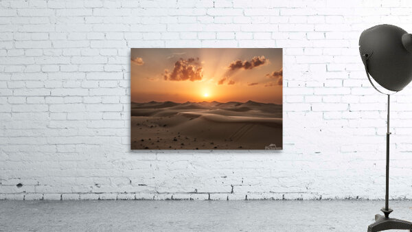 Sunset Abu Dhabi Desert  Wall Preview