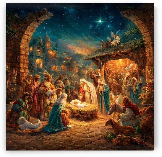 The Nativity Sacred Night of Christ Birth by David Enders