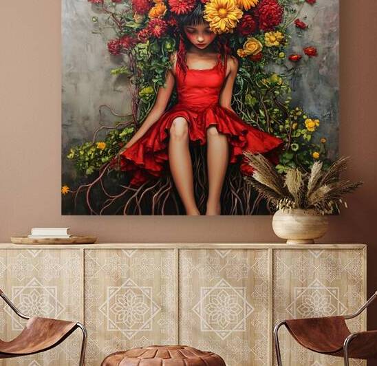 Blossoming Spirit in Red by David Enders