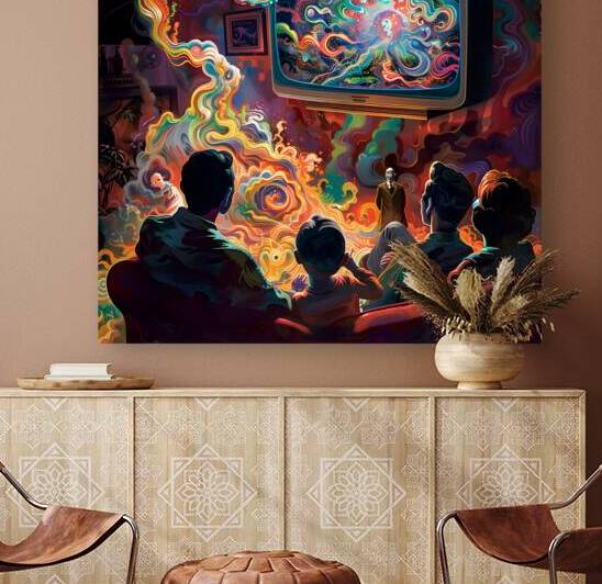 Psychedelic Television Dreams Spilling Into Reality by David Enders
