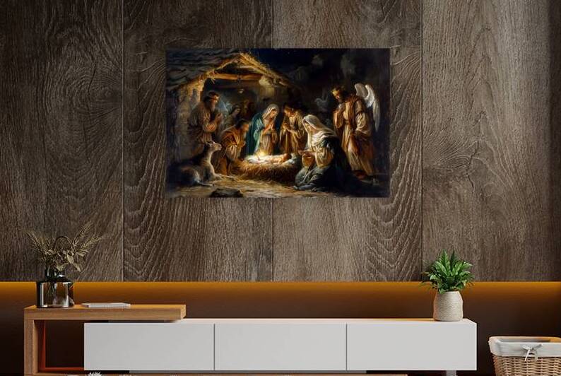 Holy Nativity Scene by David Enders