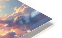 Golden Hour Sailing Journey Dramatic Cloudscape HD Metal print