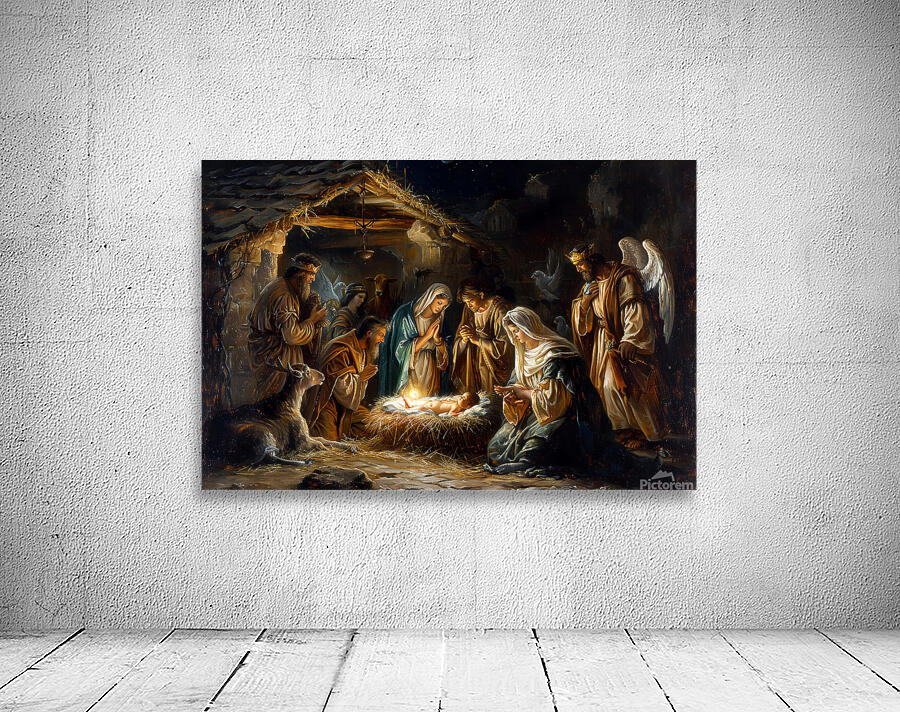 Holy Nativity Scene Wall Preview