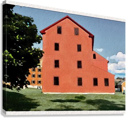Hancock Shaker Village Laundry-Machine Shop Canvas Print
