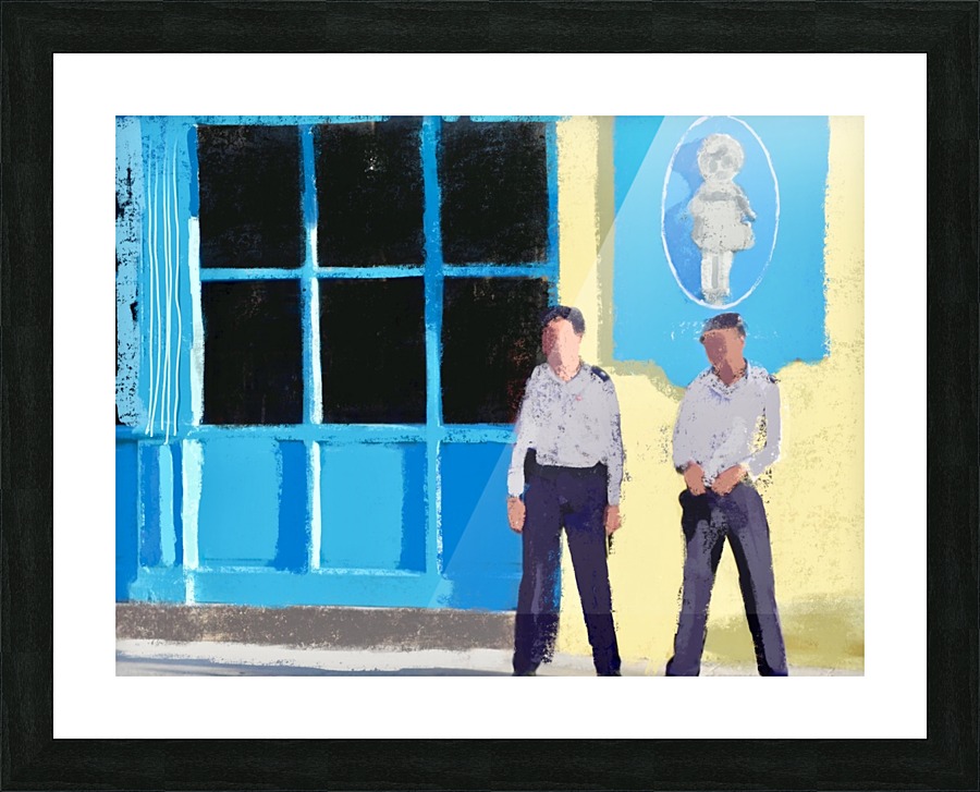 Cuba Guards Picture Frame print