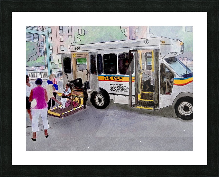 MBTA The Ride Picture Frame print