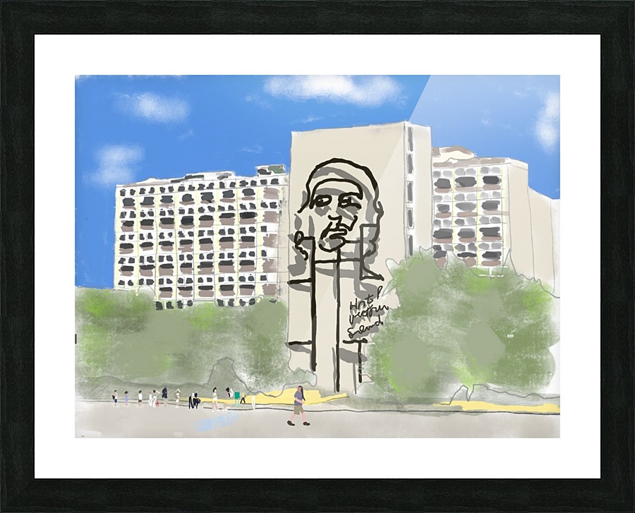 Cuba Revolution Square Picture Frame print