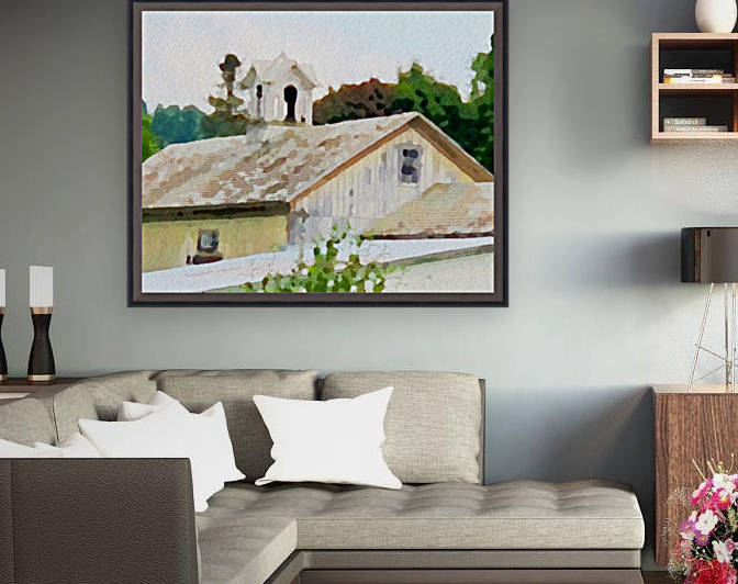 Cummington Barn Roofs by Harry Forsdick
