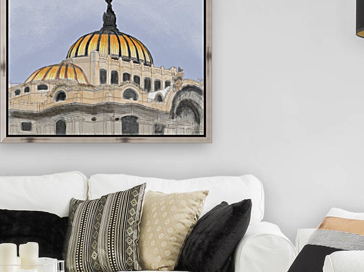 Mexico City Palacio Bellas Artes by Harry Forsdick