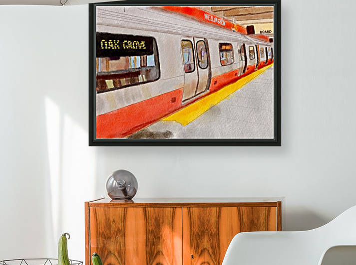 MBTA Orange Line Subway by Harry Forsdick