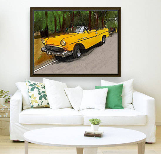 Cuba Yellow Car by Harry Forsdick
