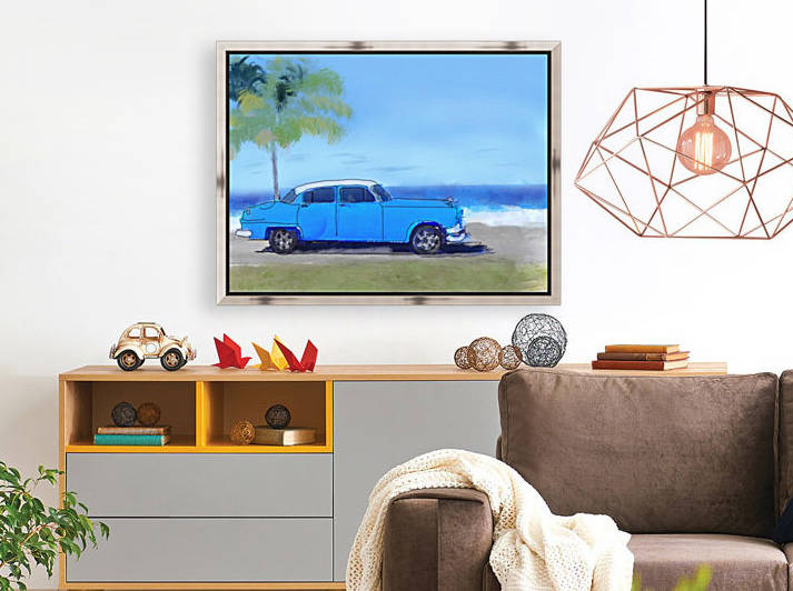 Cuba Blue Car by Harry Forsdick