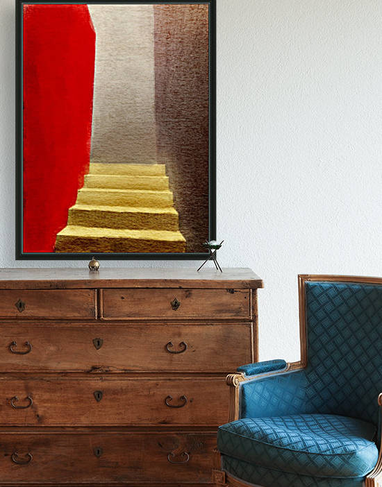 Mexico Oaxaca Stairway by Harry Forsdick