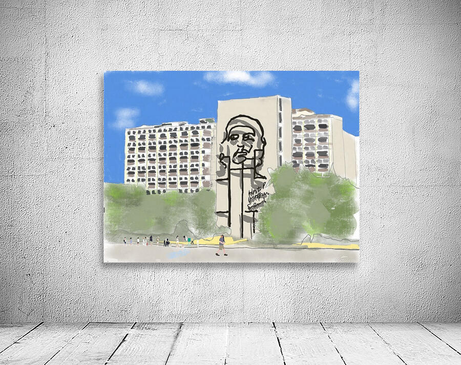 Cuba Revolution Square Wall Preview