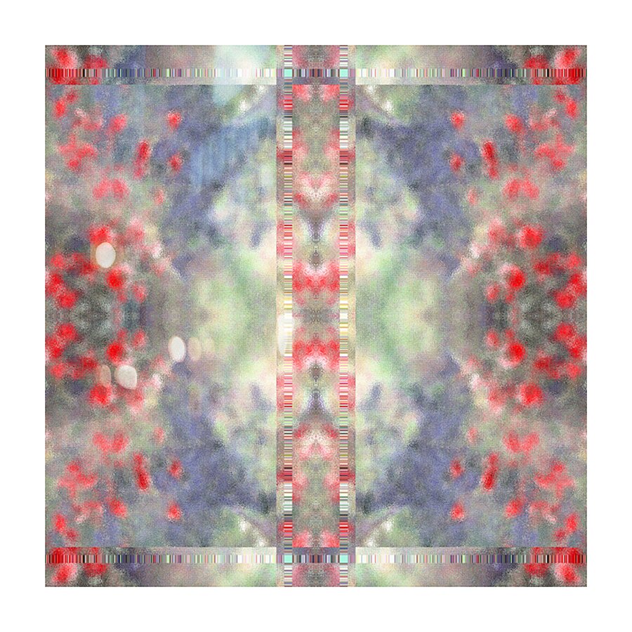 French touch I Crimson Elevation  Picture Frame print