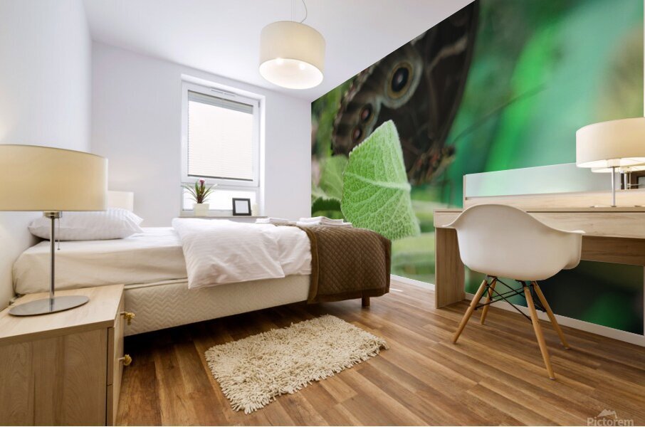 The magic butterfly Mural print