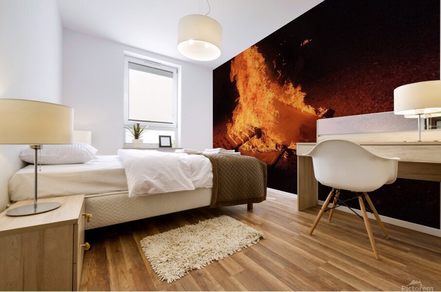  burning love Mural print