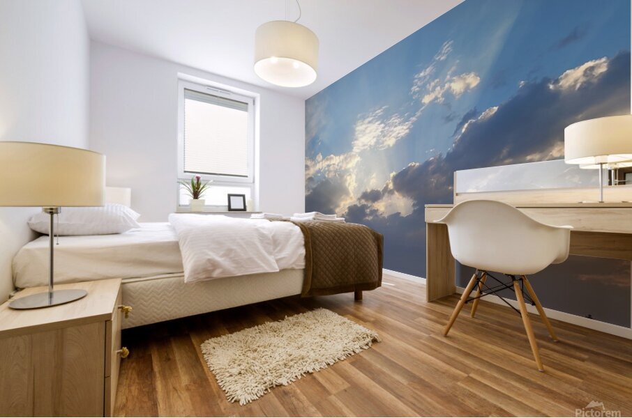 A million clouds Mural print