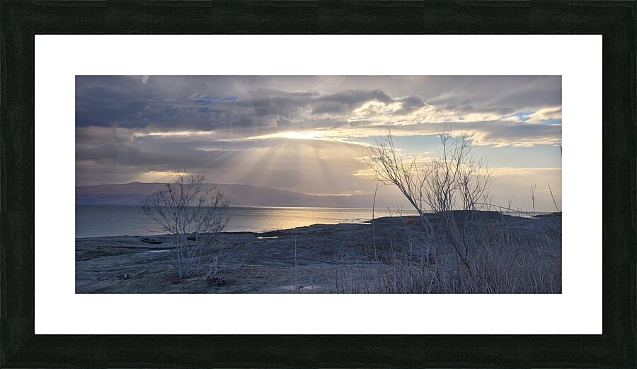 Sun rays Picture Frame print