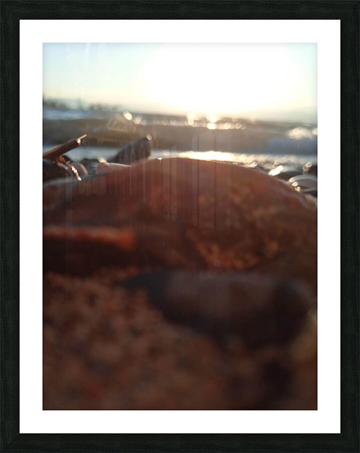 blue sea Picture Frame print