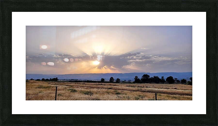 Red sunsets Picture Frame print