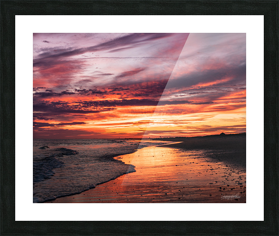 OKI Sunset Picture Frame print