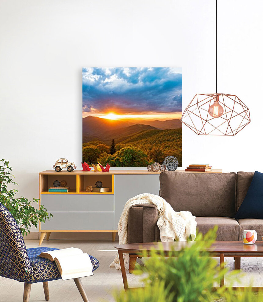Blue Ridge Sunset Reproduction