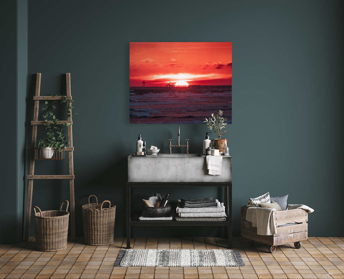 Sundown Pier Reproduction
