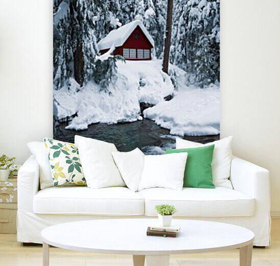 Franklin Falls Snow Reproduction