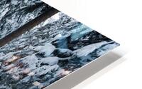 Franklin Falls Snow HD Metal print