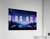 Beautiful Night Landscape Illustration 72 Acrylic Print
