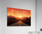 Sunset Landscape 43 Acrylic Print