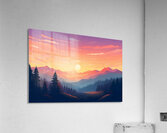Sunset Landscape 18 Acrylic Print
