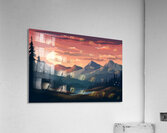 Mountain Landscape 41 Acrylic Print