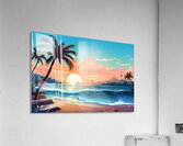 Sunset Landscape 49 Acrylic Print