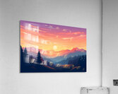 Sunset Landscape 18 Acrylic Print