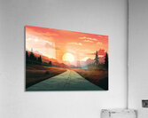 Sunset Landscape 40 Acrylic Print